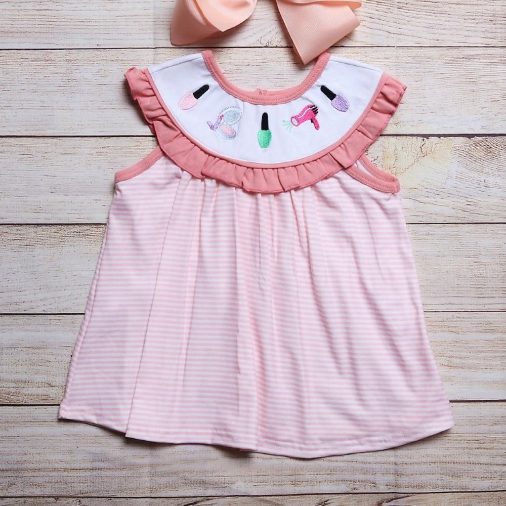 Boutique Girls Make Up Pink Sleeveless Dress
